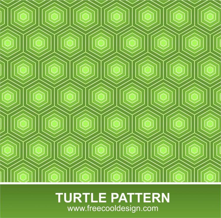 free vector Free Turtle Pattern